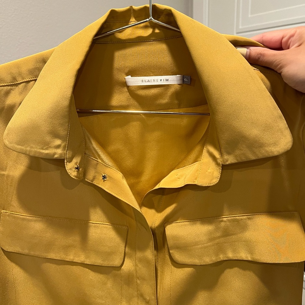 Elaine Kim Silk charmeuse shirt